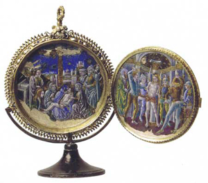 Medaglione raffigurante episodi della Passione di Cristo, Madrid, Istituto de Valencia de Don Juan, ultimo quarto del XV secolo